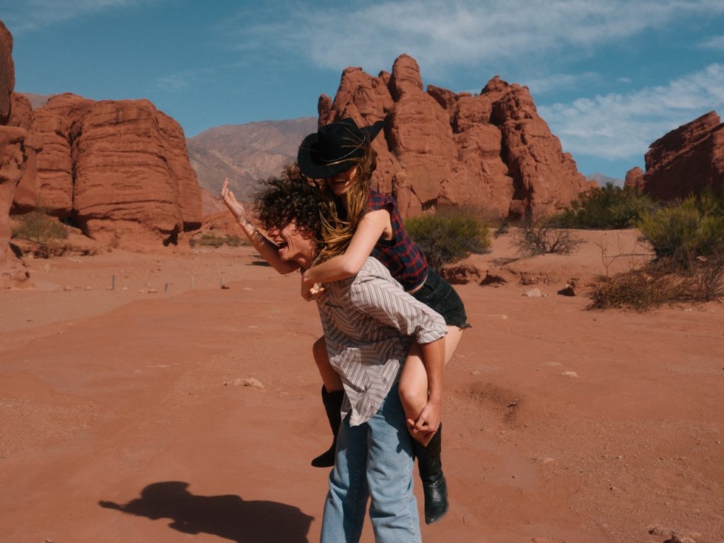 sabbatical - two people in canyon